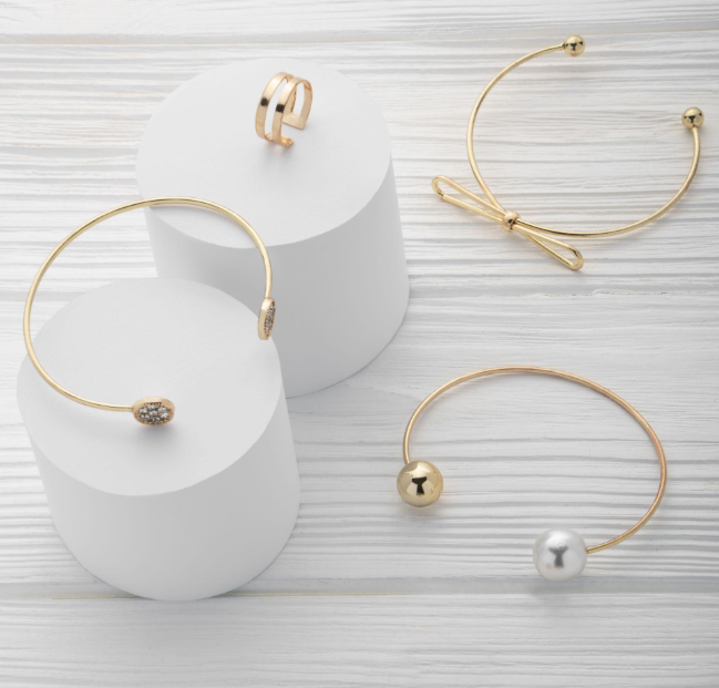 Minimal Thin Metallic Bangles - Image 4