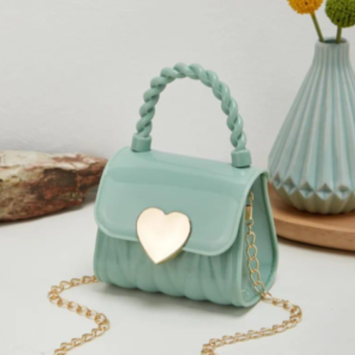 Mini Heart Lock Handbag for Women