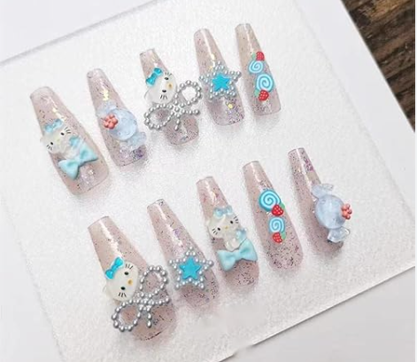 Floral 3D Nail Set - Image 3